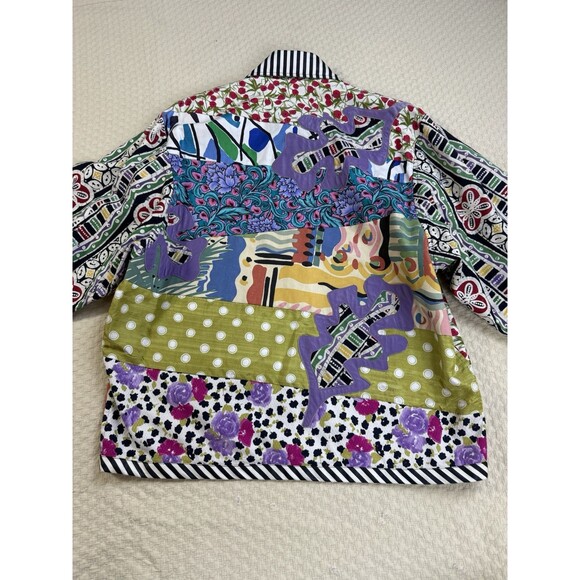 Amen Wardy Koos Van Der Akker Quilted Jacket Women Size Medium VTG Lagenlook - Picture 10 of 15